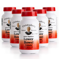 Christopher's Original Formulas Lower Bowel Cleanse capsules support gentle digestive support and regularity.