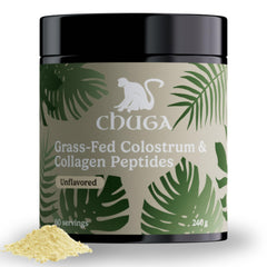 Chuga Shilajit grass-fed colostrum bottle supports daily gut and immune health