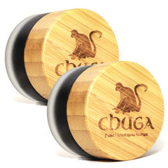 Chuga Shilajit resin jar close-up showing rich amber texture