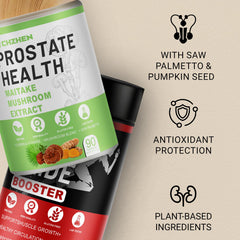 CHZHEN Prostate Health airtight bottle cap close-up preserving freshness.