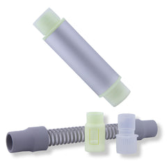 CHZHWFDC CPAP pipeline muffler mounted on the interface for a quieter sleep.