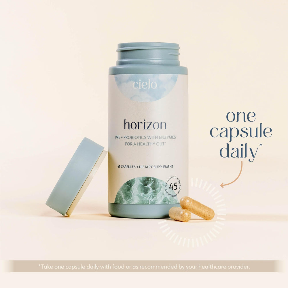 Cielo Daily Horizon gut balance supports regular digestion.