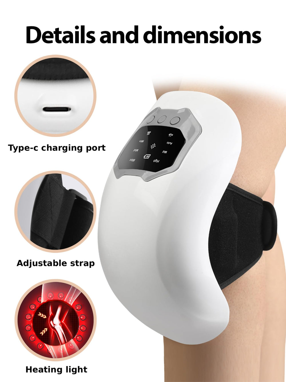 cilotus compact lightweight knee massager designed for easy portability