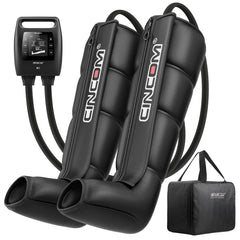 CINCOM cordless leg recovery system unboxing setup for easy at-home recovery after workouts