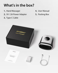 CINCOM hand massager compact, portable design for travel
