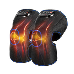 CINCOM heated knee massager on leg delivers soothing compression.