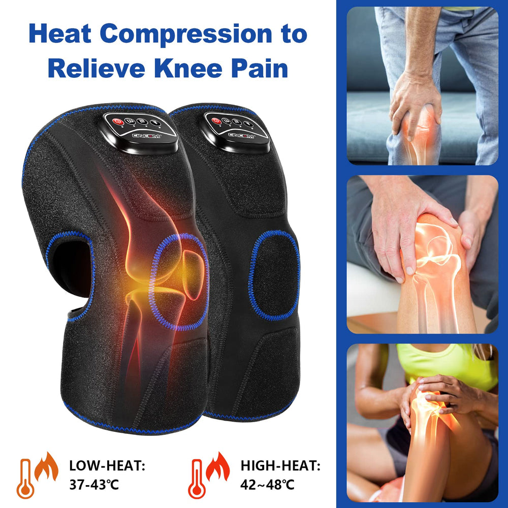 CINCOM massager features a built‑in heat pad for comfortable warmth.