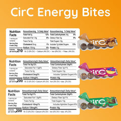 CirC Honey Oat bites featuring wholesome grains for a quick energy boost.
