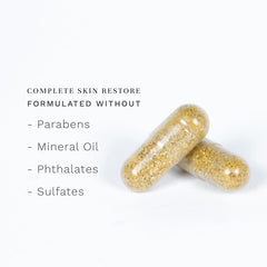 City Beauty Complete Skin Restore capsules for daily skin nourishment and glow.