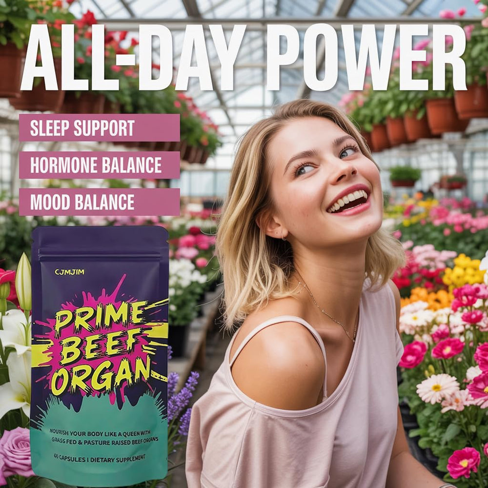 CJMJIM daily use capsules on countertop for routine wellness