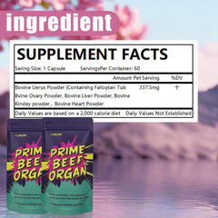 CJMJIM ingredients beef organs label highlights liver and more