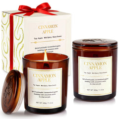 CJVIUS Holiday Candle Set two-pack in gift boxes for easy gifting