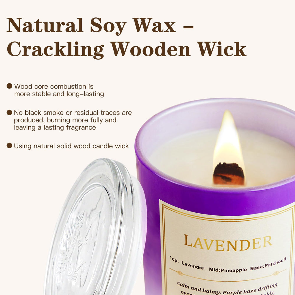 CJVIUS 2-pack set adds soothing scent and cozy crackle to any room.