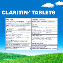 Claritin brand logo signaling trusted, doctor-recommended non-drowsy relief