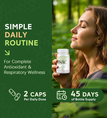 Clarusph NAC capsules highlighting glycine for enhanced glutathione absorption potential.