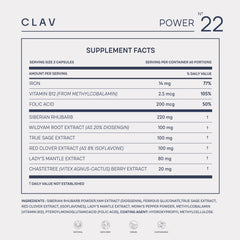 PMS day routine setup with CLAV on a nightstand