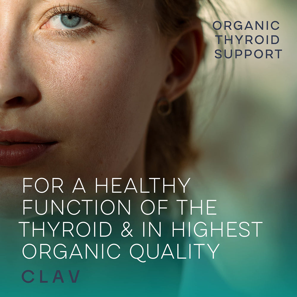 CLAV organic kelp capsules for daily iodine from sea plants