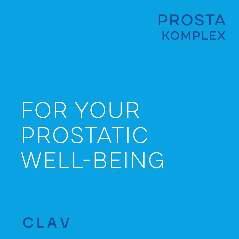 Nettle leaf illustration with CLAV Prostate Health for herbal ingredient enthusiasts.