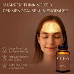 CLEA Midlife Focus capsules arranged for display