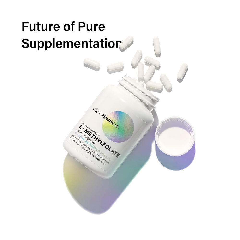 Clean Health Lab capsules close-up emphasizing vegan, allergen-friendly formulation