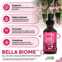 Woman using drops for discreet, on-the-go wellness support