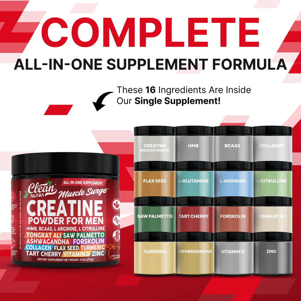 Clean Nutra Creatine powder scoop showing precise serving.
