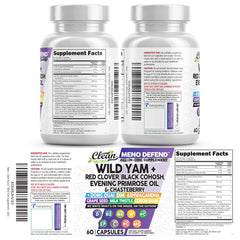Clean Nutra Lemon Balm Capsules bottle promoting calm focus