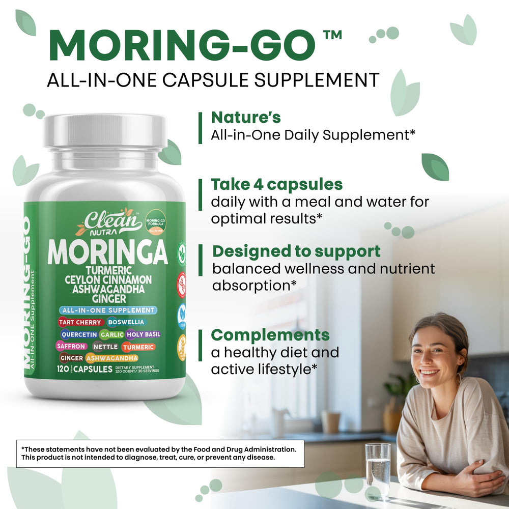 Clean Nutra Moring-Go capsules collection shows consistent dosage