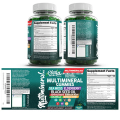 Clean Nutra Sea Moss Gummies pack-2 – convenient duo for sharing or extra supply.