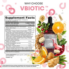 Uva Ursi tincture bottle in Clean Nutra VBiotic display