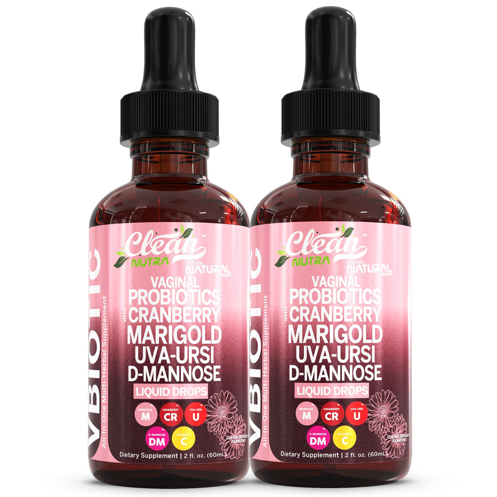 Clean Nutra VBiotic vaginal probiotic bottle front for daily feminine health support