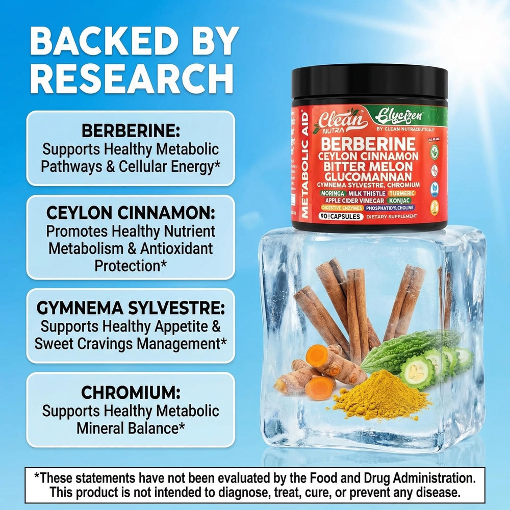 90-capsule bottle from Clean Nutraceuticals ready for daily use.
