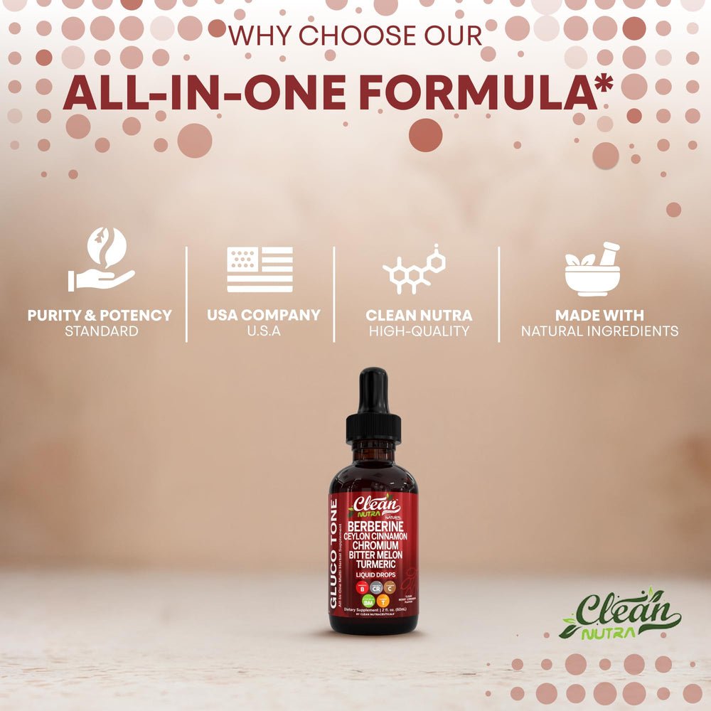 Clean Nutraceuticals Berberine Chromium Drops bottle complements mineral support today.