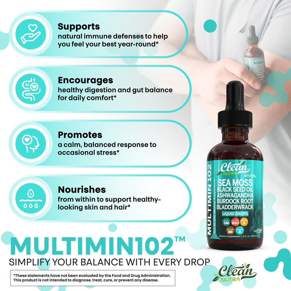 Clean Nutraceuticals Bladderwrack herbal component shown for mineral-rich support.