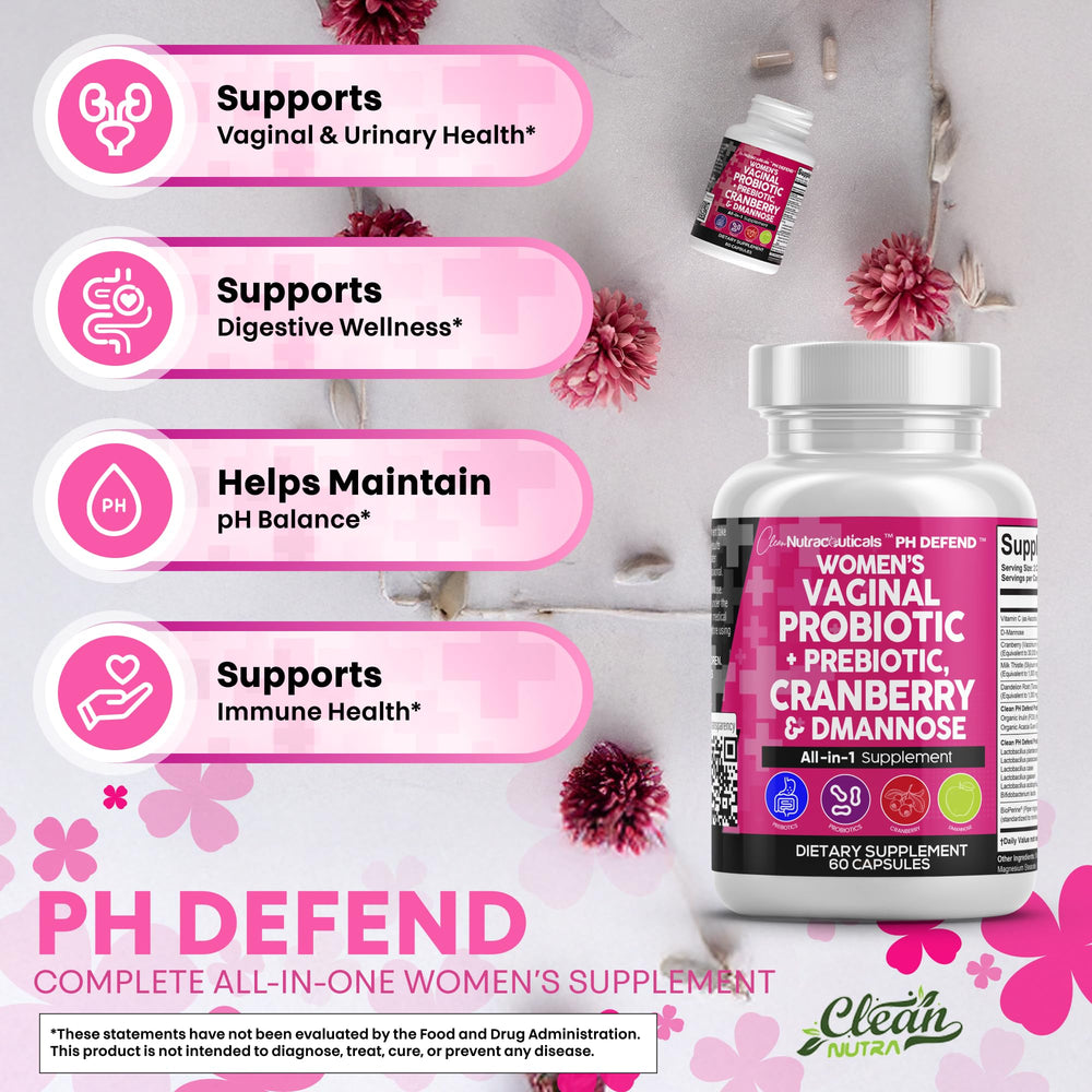 Clean Nutraceuticals D-Mannose 500 mg capsules support urinary comfort.
