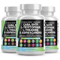 Clean Nutraceuticals GABA 750mg tub label close-up highlighting mood-support blend.