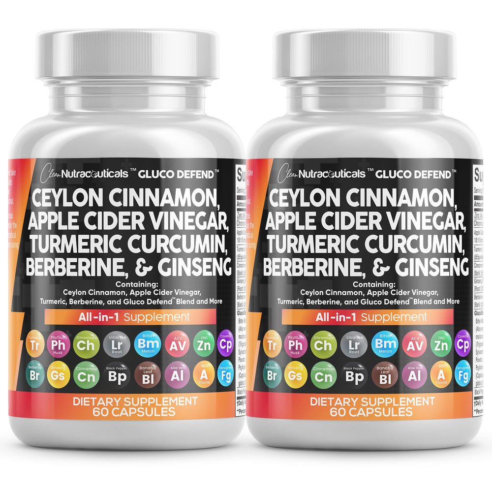 Clean Nutraceuticals Gluco Defend bottle front supports daily wellness routines