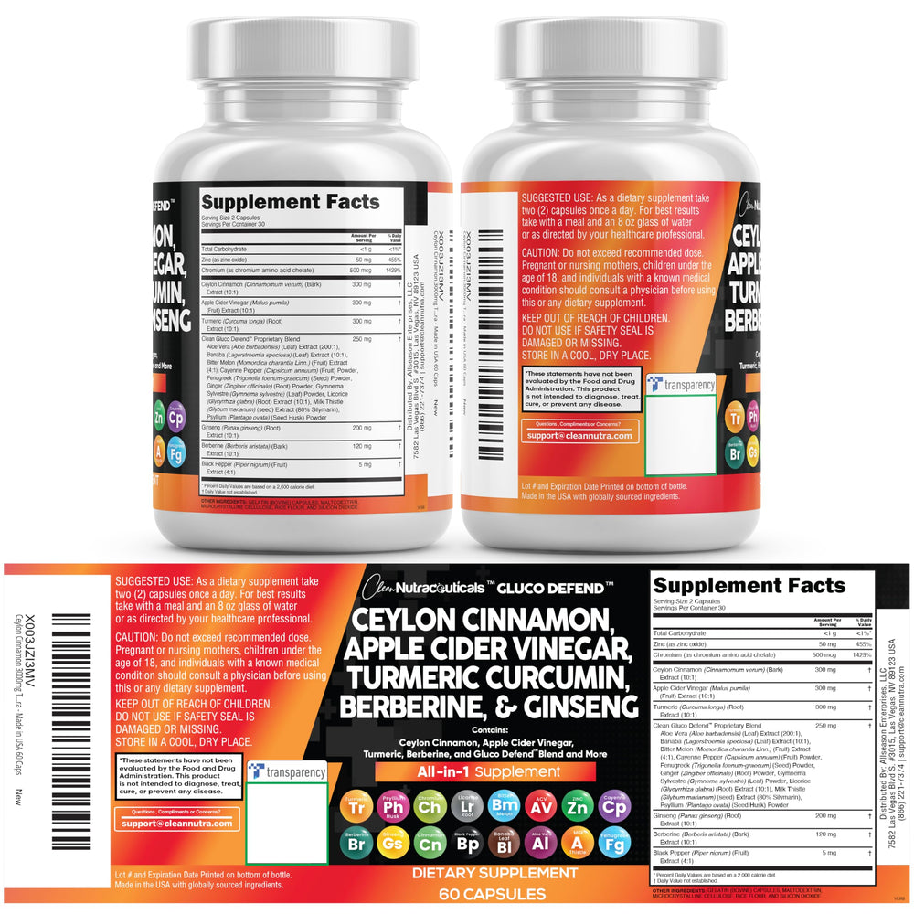 Gluco Defend dosage instructions illustrate simple daily schedule