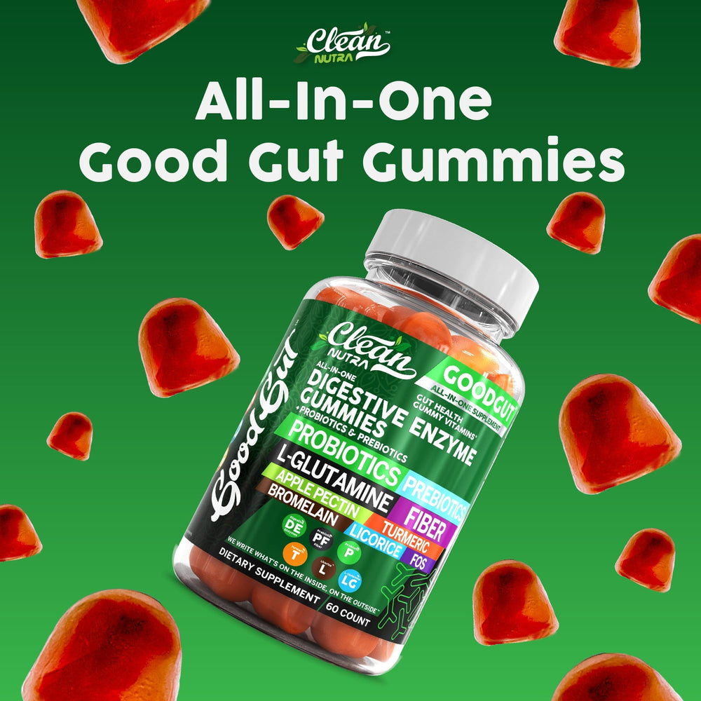 Soft gummy texture of Clean Nutraceuticals digestive health supplement