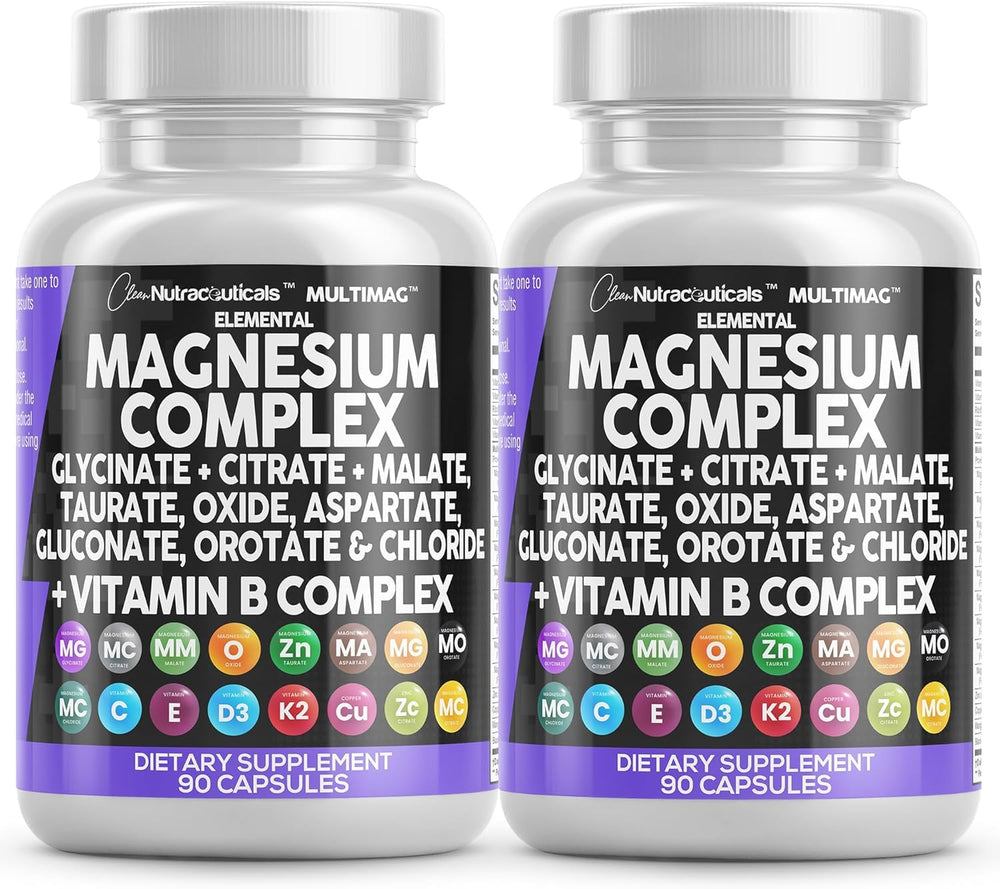 Clean Nutraceuticals MultiMag bottle front view for daily magnesium support