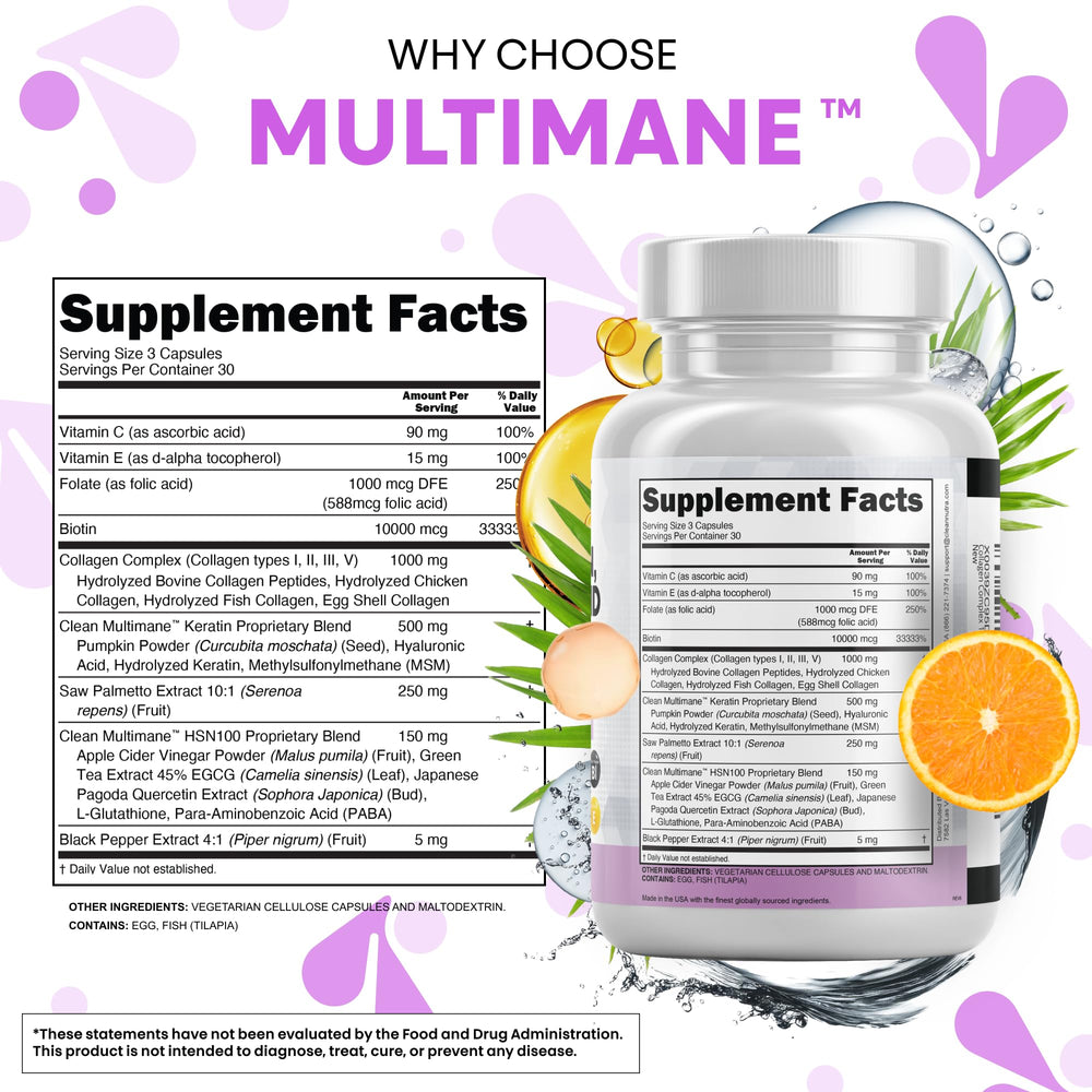 Clean Nutraceuticals saw palmetto dht-blocker capsules bottle may support hormonal hair health