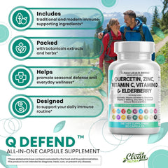 Sea moss with ginger and other botanicals in Q Defend.