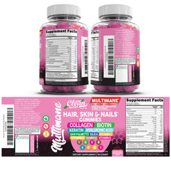 Clean Nutraceuticals Strawberry Marshmallow flavor gummies close-up invites daily routine.