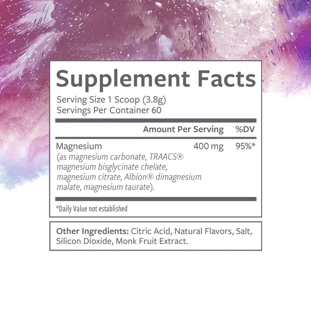 Clean Program Total Magnesium Complex Powder berry-tea-mix depicts a cozy, post-workout recovery moment.