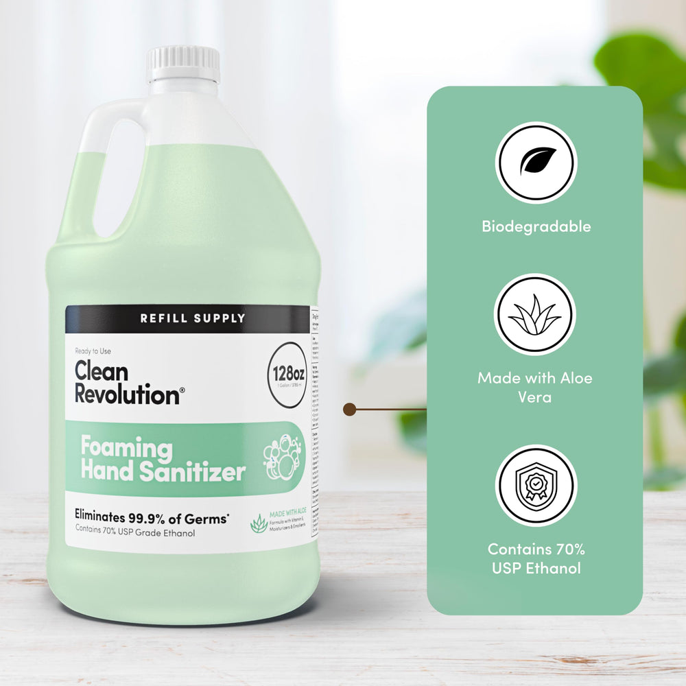 Clean Revolution Aloe and Vitamin E care for skin during use