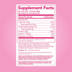Shaker cup ready for a workout with Pink Burst Clear Protein.