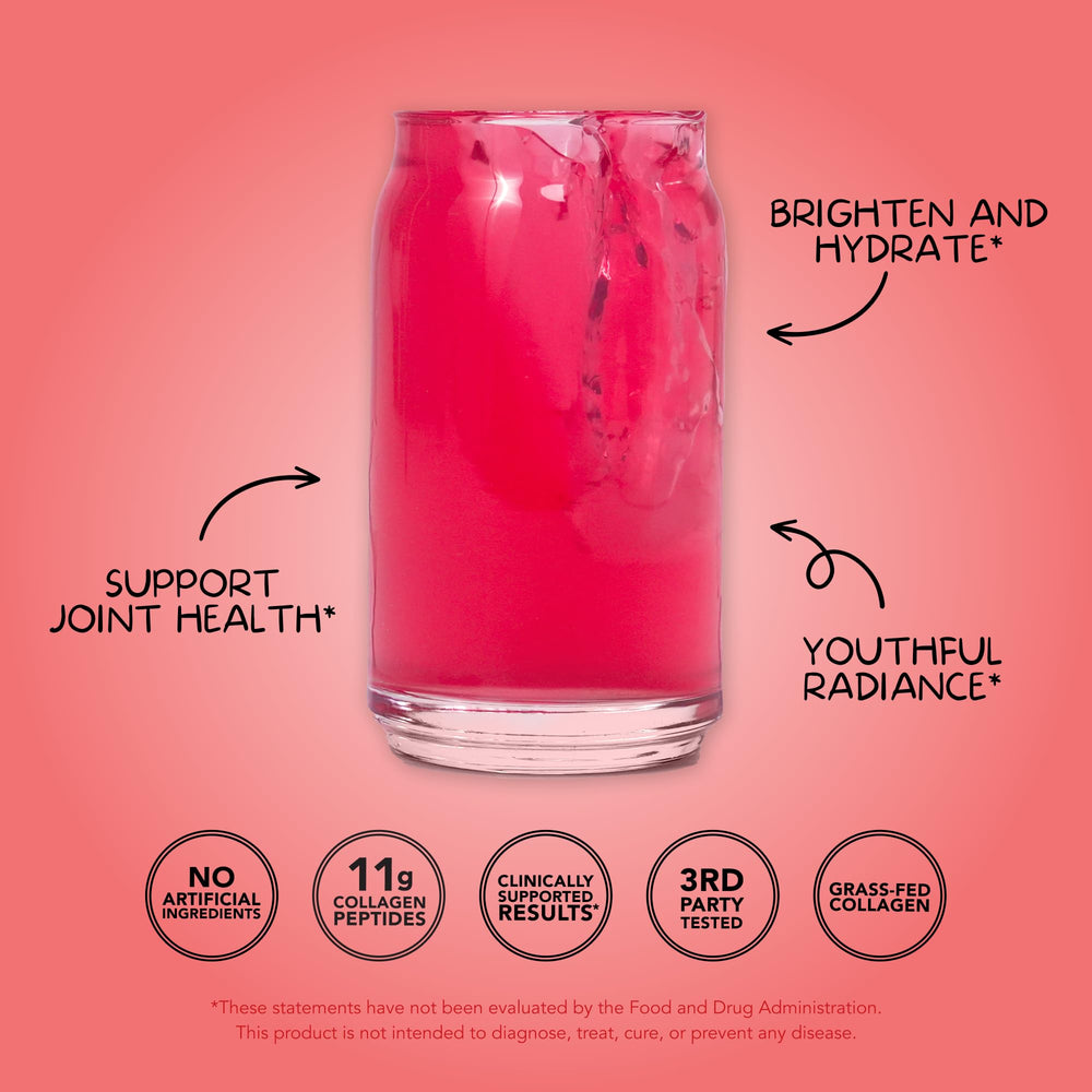 Clean Simple Eats hyaluronic acid blend ingredients panel for skin support.