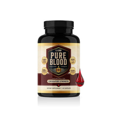 CleanForm PureBlood bottle front highlights circulatory support for daily wellness.