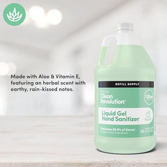 Clean Revolution bottle pour refill container for seamless dispensers.