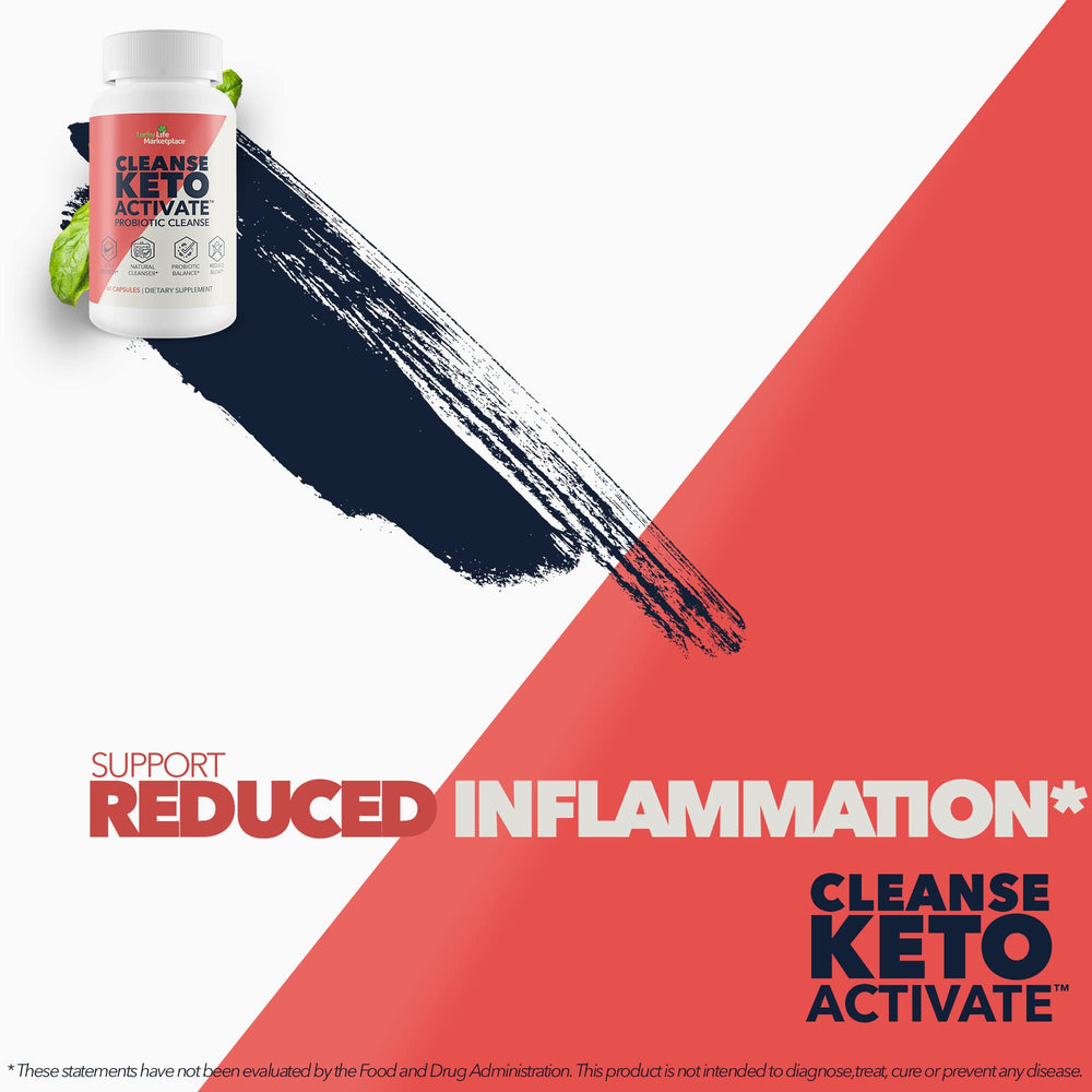 Cleanse Keto Activate packaging front showcasing keto cleanse formula.